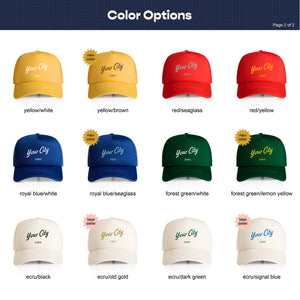Customizable Script City Recycled Trucker Hat