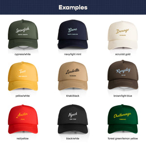 Customizable Script City Recycled Trucker Hat