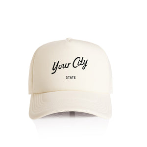 Customizable Script City Recycled Trucker Hat