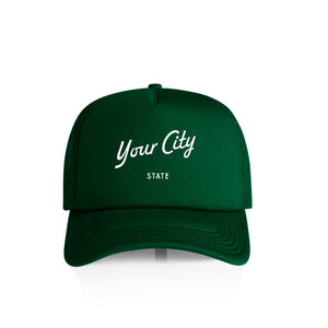 Customizable Script City Recycled Trucker Hat