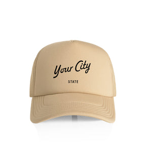 Customizable Script City Recycled Trucker Hat