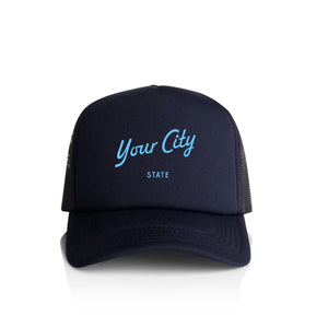 Customizable Script City Recycled Trucker Hat