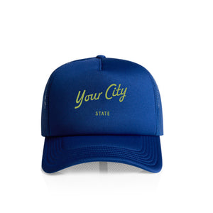 Customizable Script City Recycled Trucker Hat