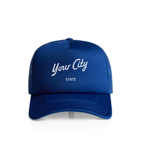 Customizable Script City Recycled Trucker Hat