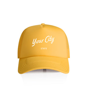 Customizable Script City Recycled Trucker Hat