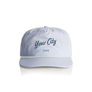 Customizable Script City Nylon Rope Hat