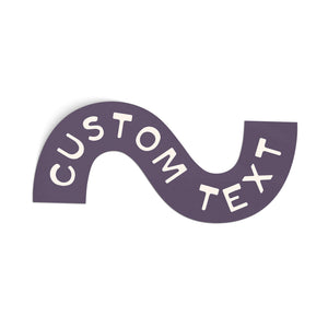 Customizable Squiggle Sticker