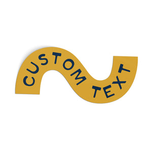 Customizable Squiggle Sticker