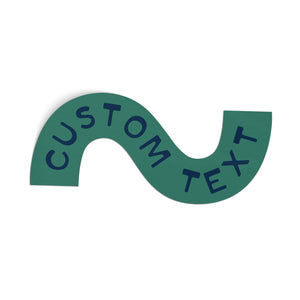 Customizable Squiggle Sticker