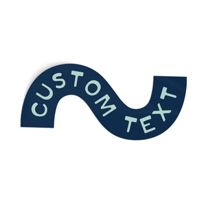 Customizable Squiggle Sticker