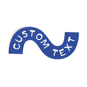 Customizable Squiggle Sticker