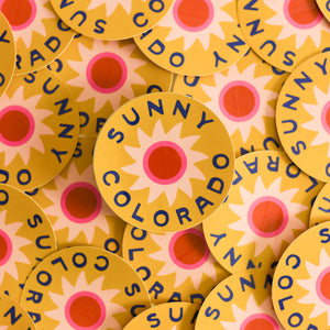 Sunny Colorado Large Sticker
