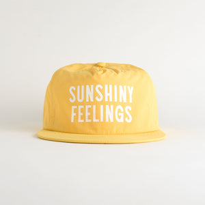 Sunshiny Feelings Recycled Nylon Quick Dry Hat - sunset yellow