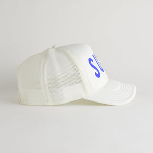 Surf Recycled Trucker Hat - ecru