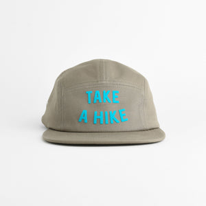 Take A Hike Five Panel Hat - khaki