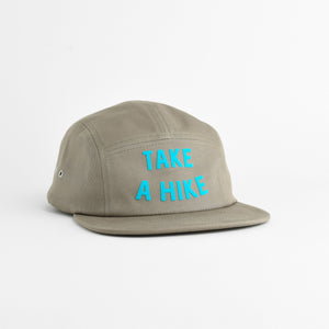 Take A Hike Five Panel Hat - khaki