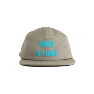 Take A Hike Five Panel Hat - khaki