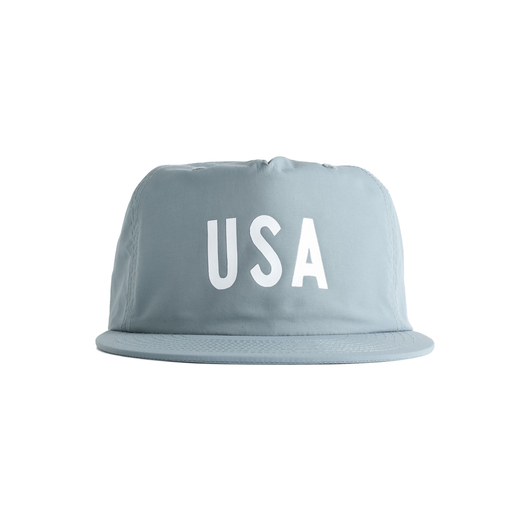 USA Recycled Nylon Quick Dry Hat - mineral blue