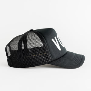 Vote Recycled Trucker Hat - black