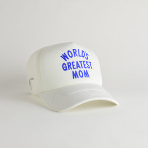 World's Greatest Mom Recycled Trucker Hat