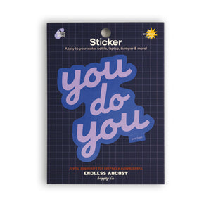 You Do You Sticker - Purple