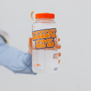 Desert Time Retro Sticker - orange
