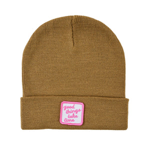 Good Things Take Time Beanie
