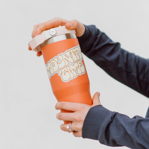 Mountain Time Bumper Sticker - cream